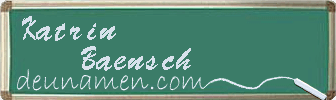 Katrin Baensch Visitenkarte